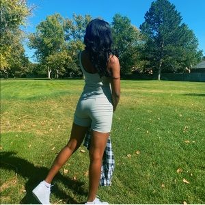 Shein biker short romper